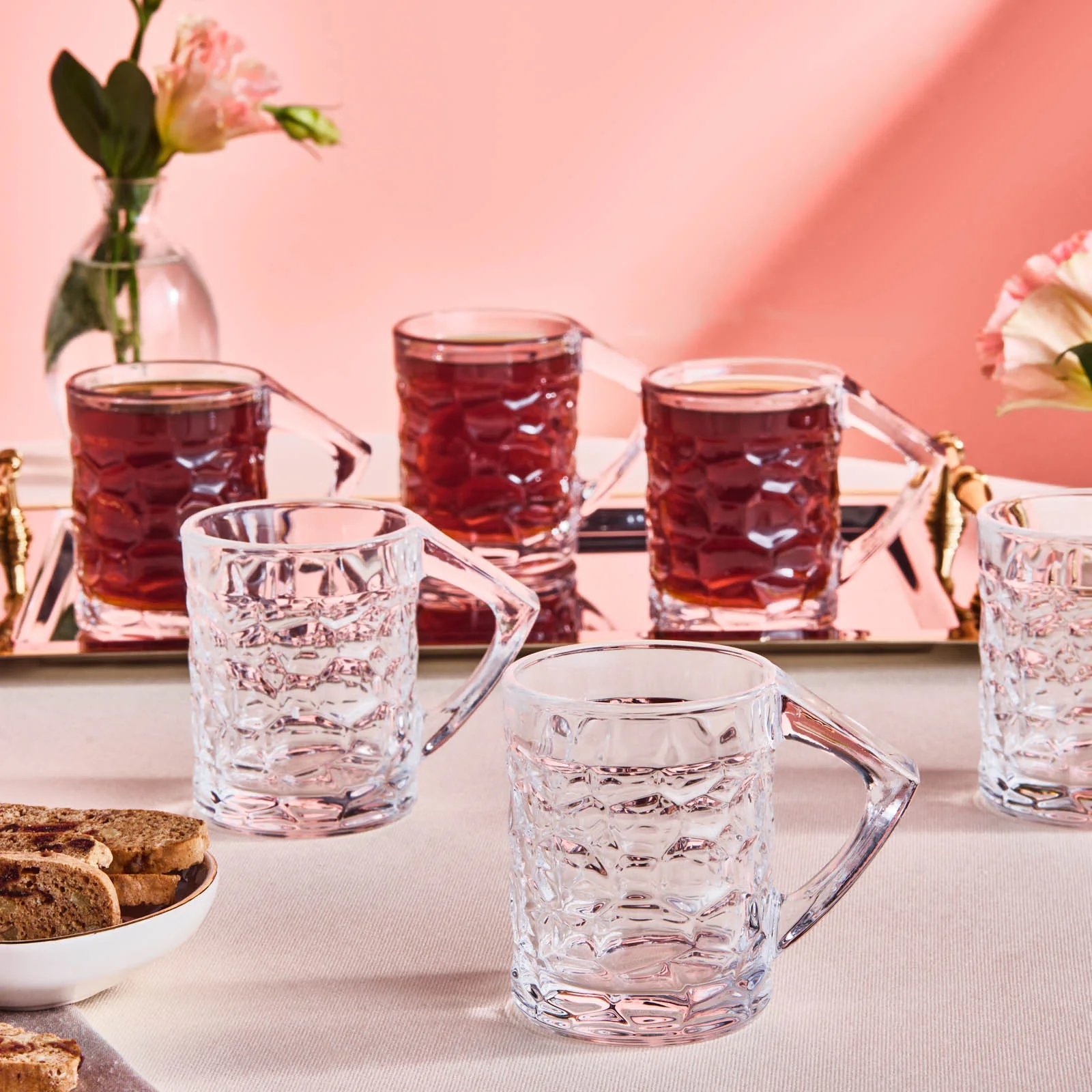 Karaca Defne Lot de 6 Verres à Thé, 195 ml - Image 2