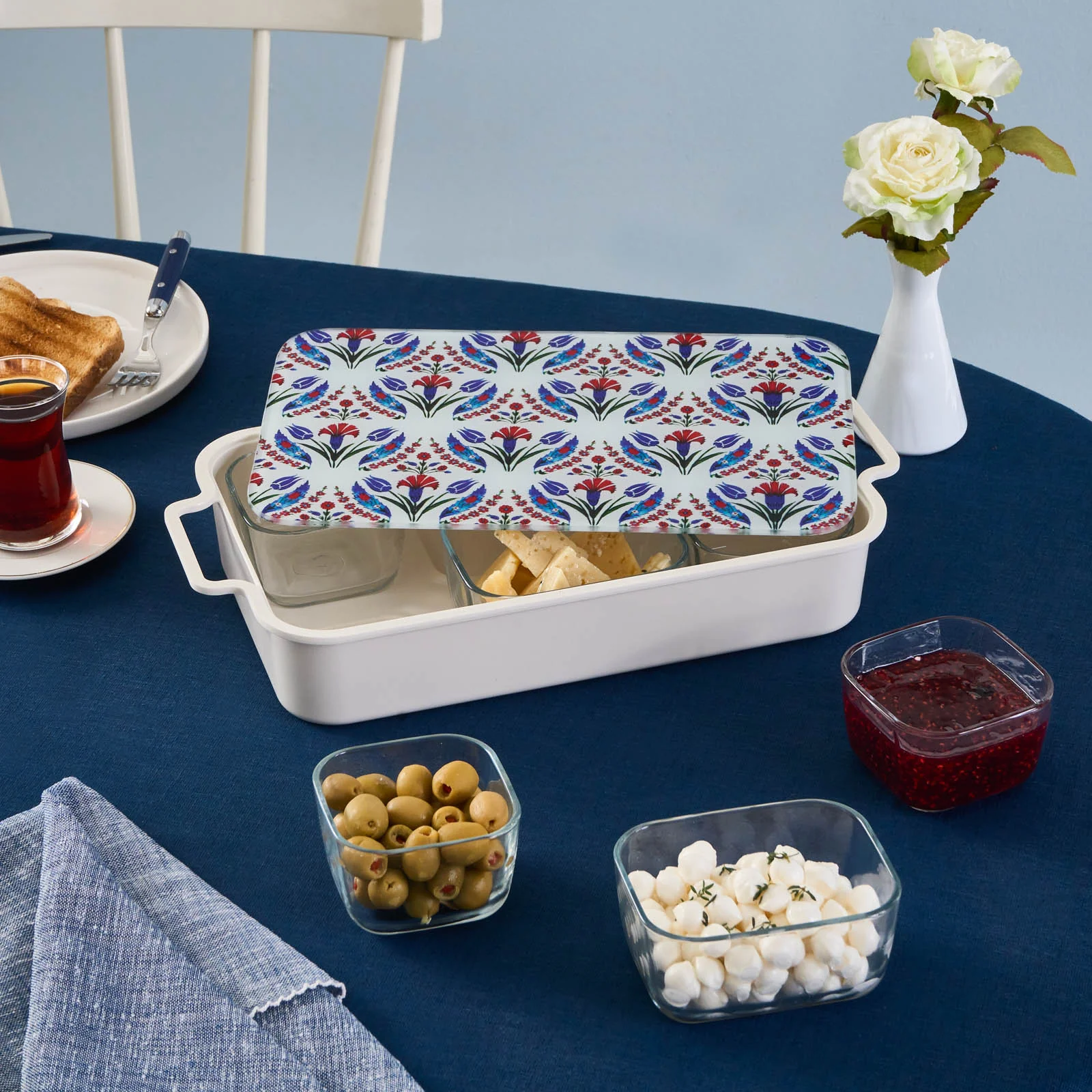 Karaca Ebru set de petit-déjeuner 8 pièces - Image 3