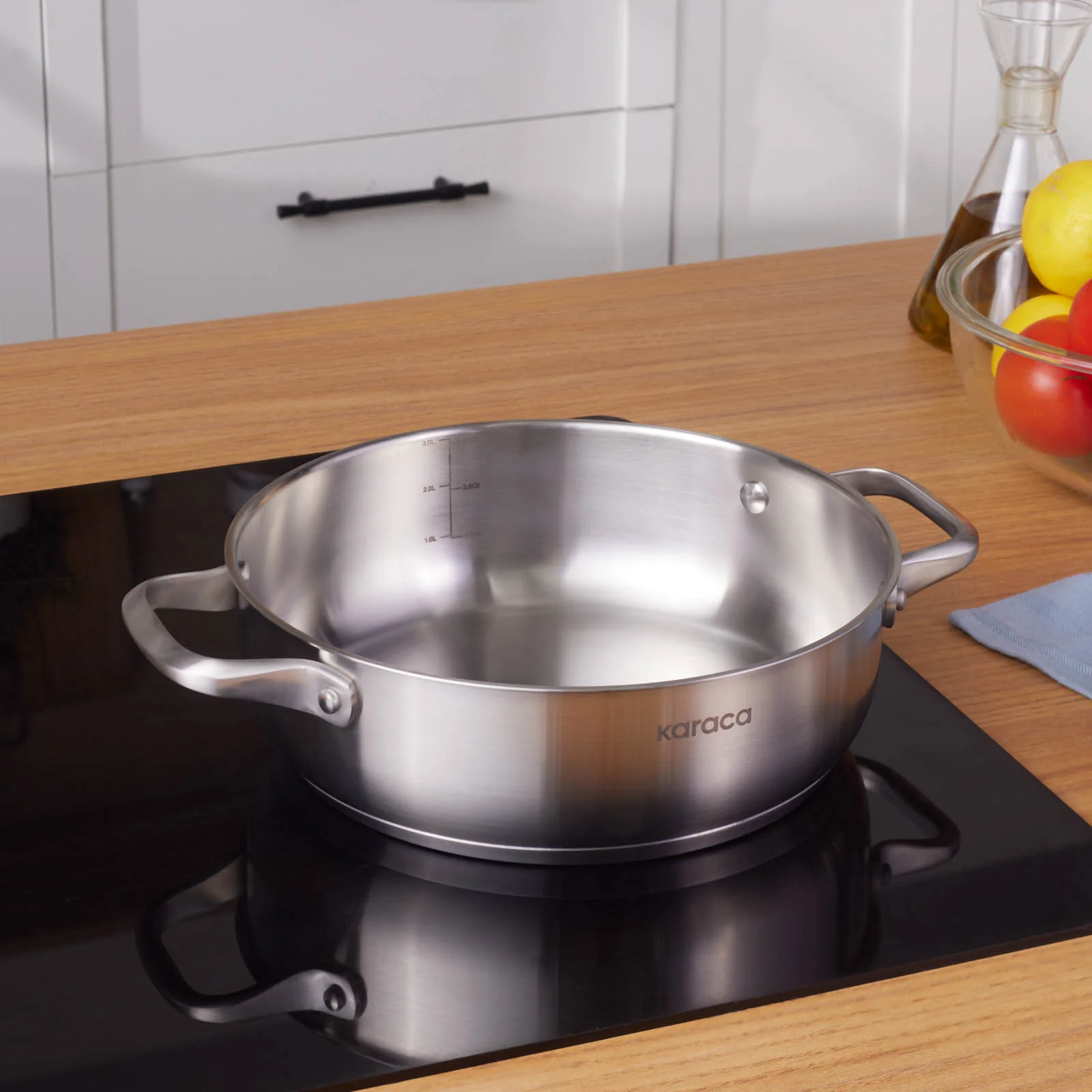 Karaca Elite, Casserole en Acier, 24cm, 3L - Image 3
