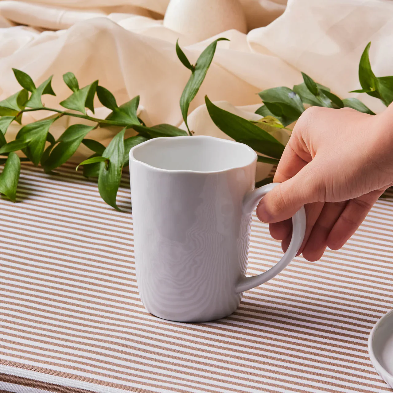 Karaca Epsilon Mug 414 ml, Blanc - Image 2