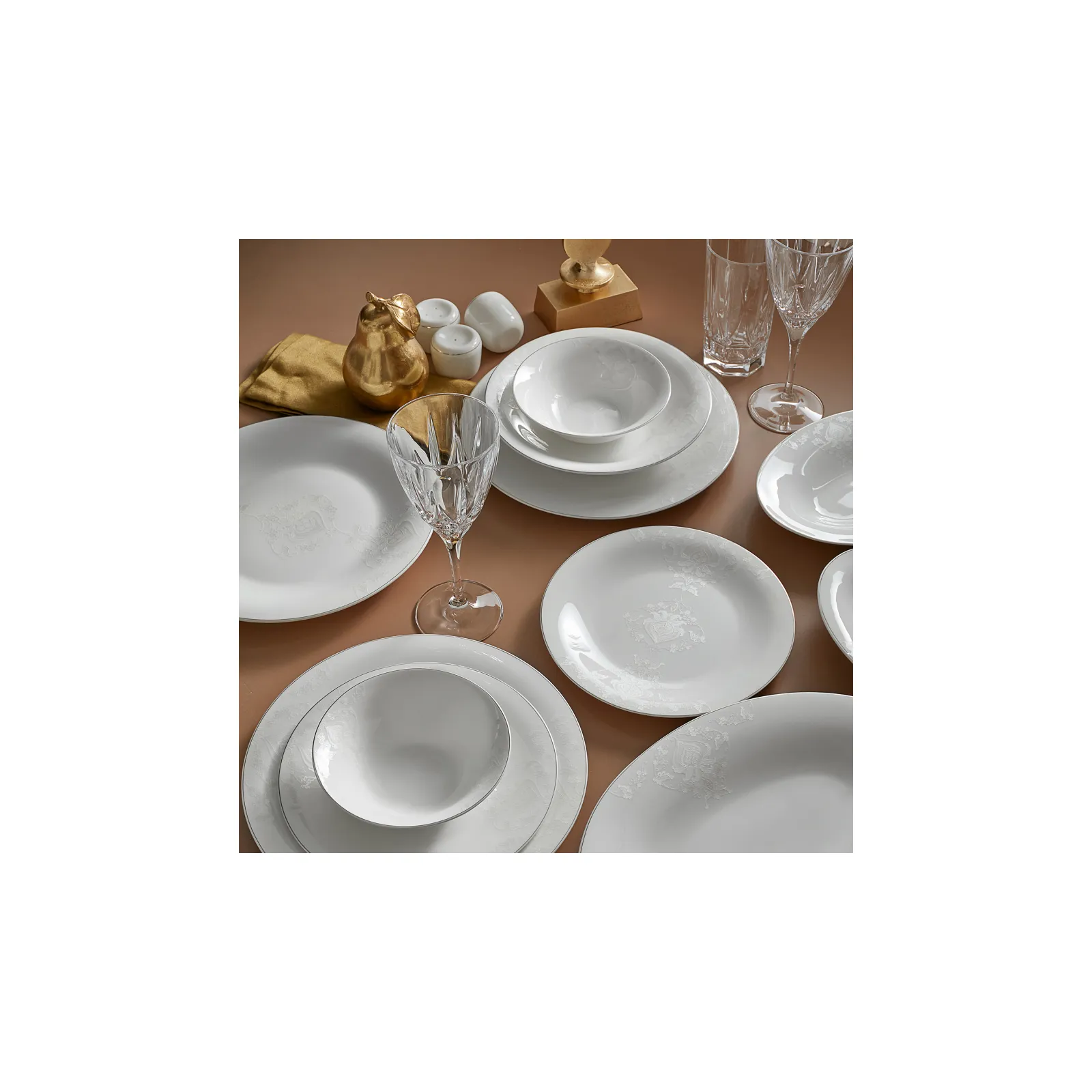 KARACA FINE PEARL BELLA 58 PRÇ YM, BEYAZ - Image 10