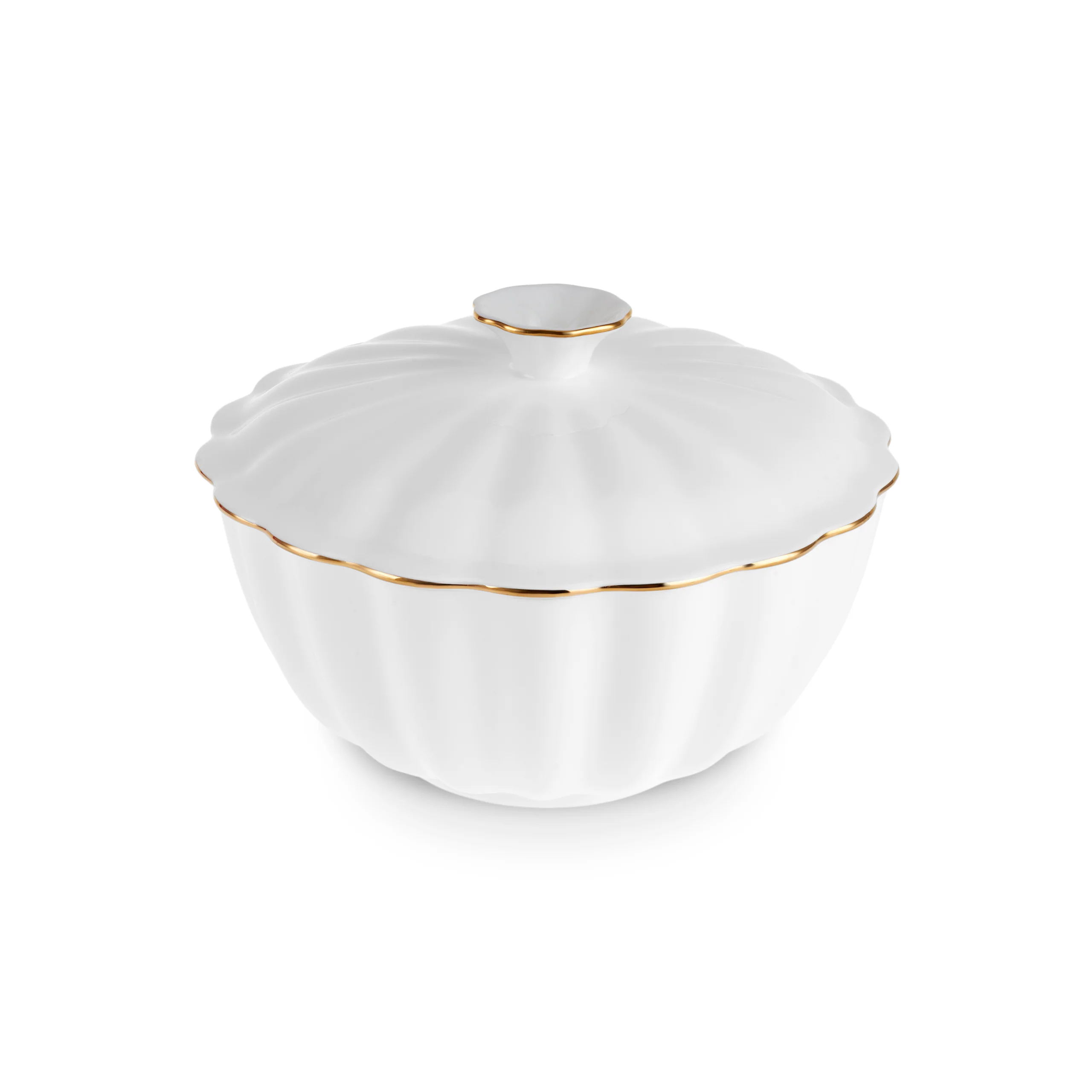 Karaca Fine Pearl Extra Shell Service de Table 55 pièces pour 12 personnes Or - Image 7