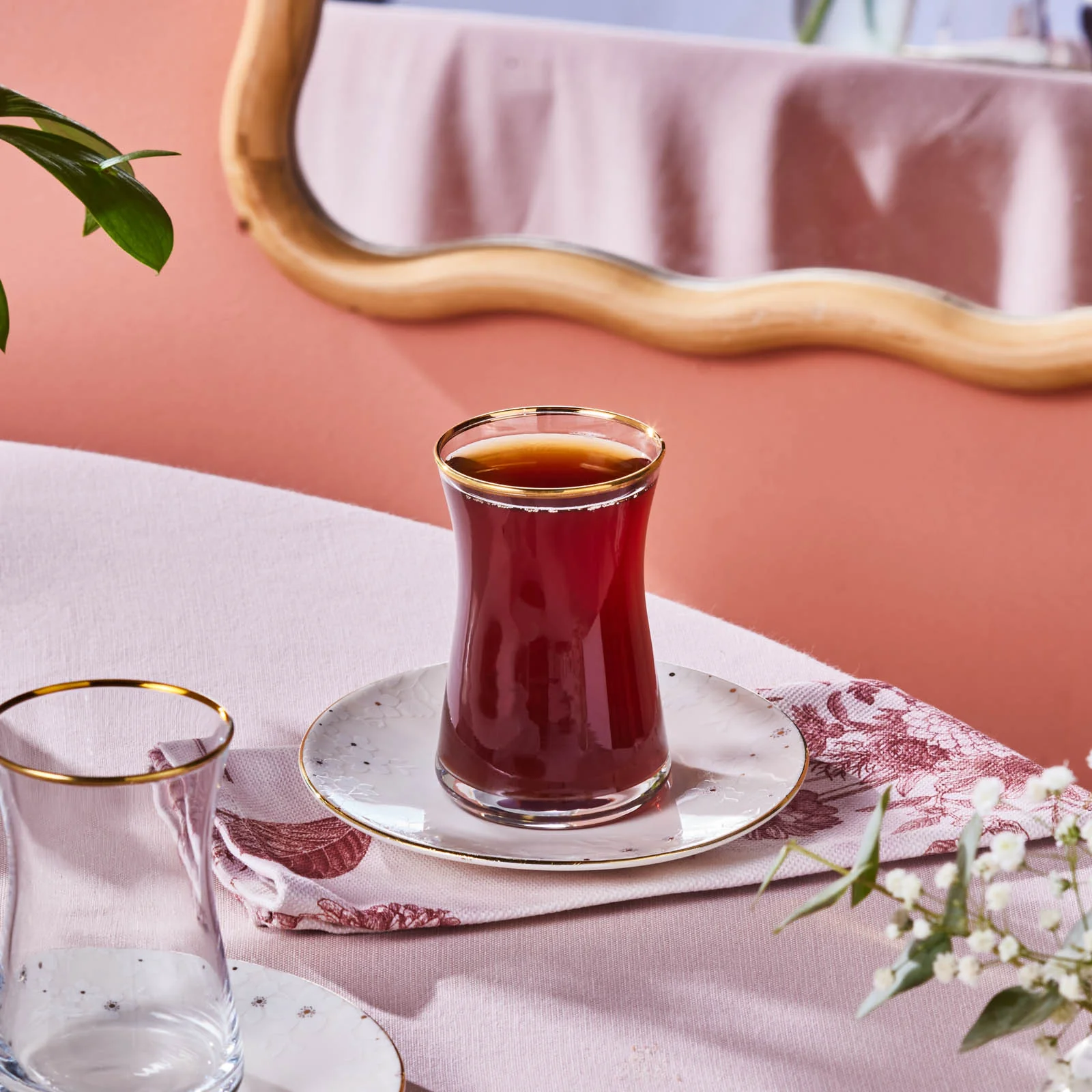 Karaca Fleur Service à thé 12 pièces pour 6 personnes - Image 3