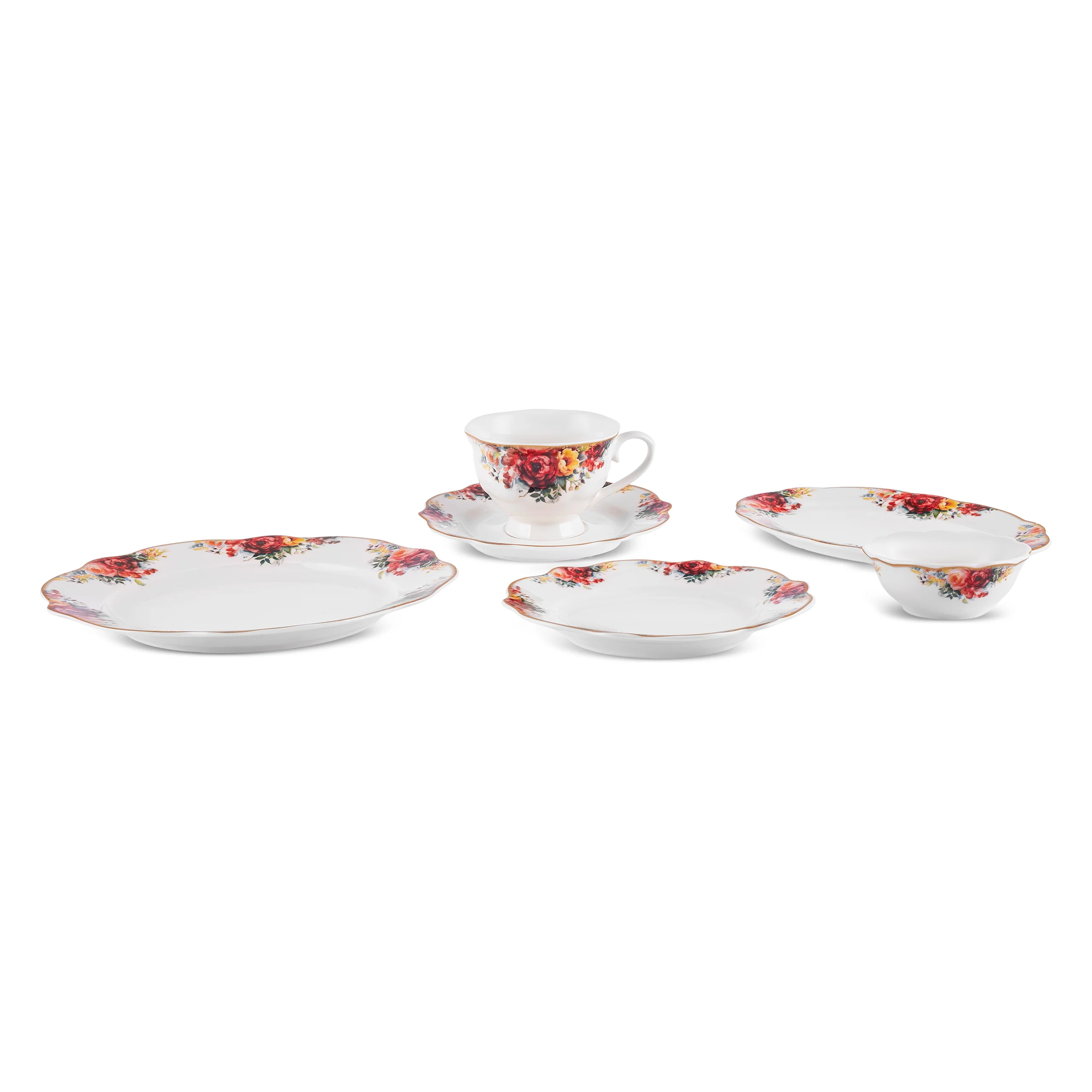 Karaca Forever Bone Amarose Service De Petit-déjeuner 26 Pièces - Image 18