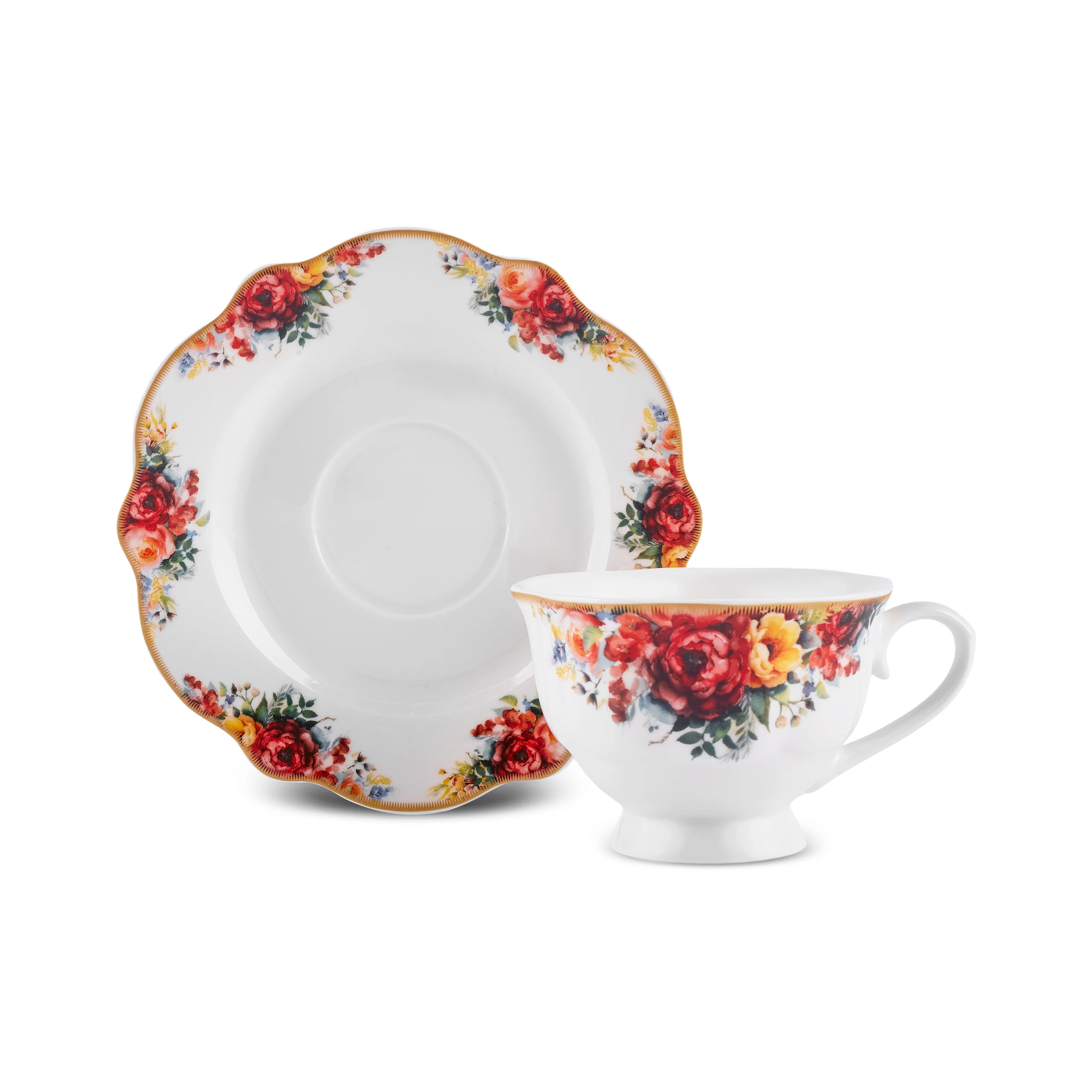 Karaca Forever Bone Amarose Service De Petit-déjeuner 26 Pièces - Image 20