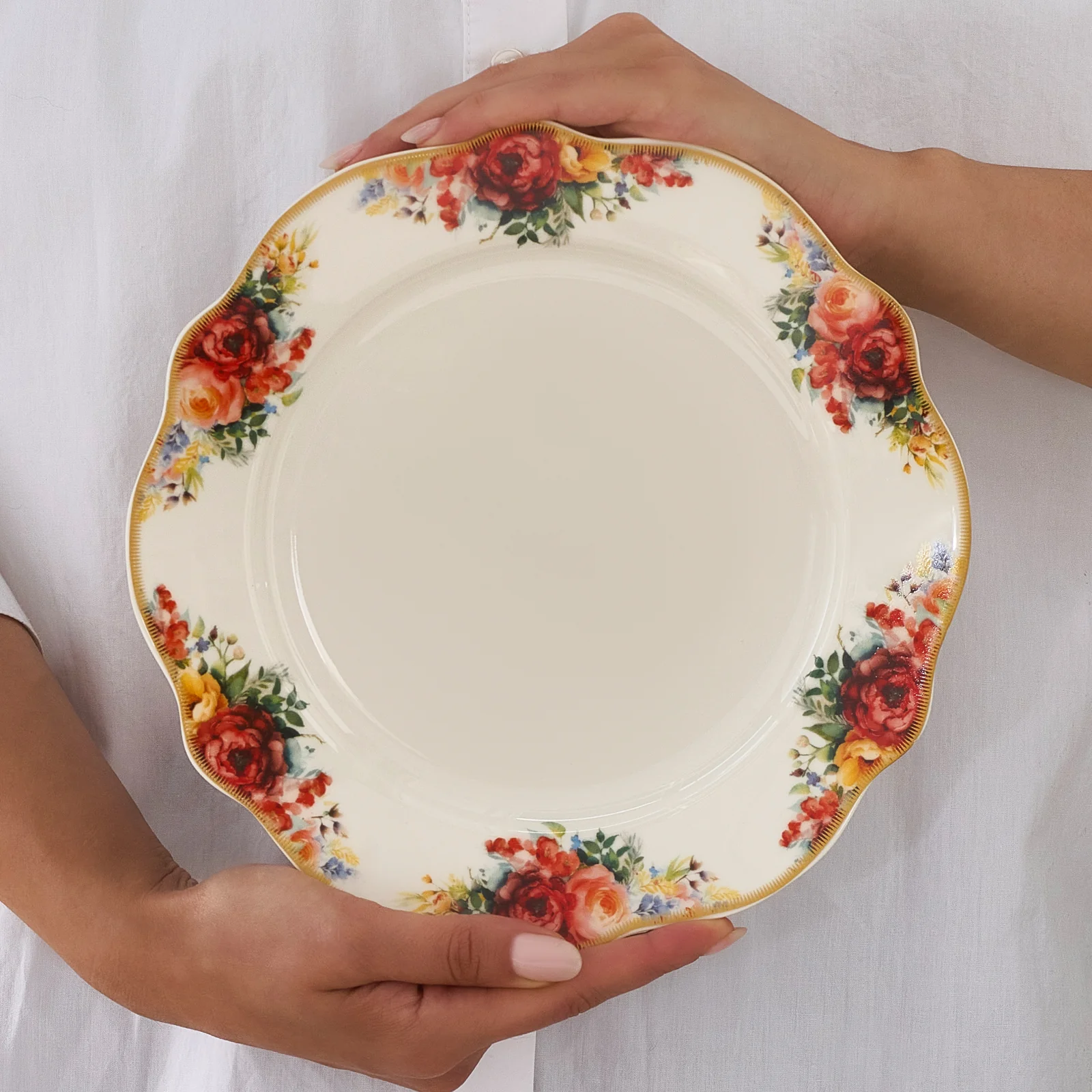 Karaca Forever Bone Amarose Service De Petit-déjeuner 26 Pièces - Image 9