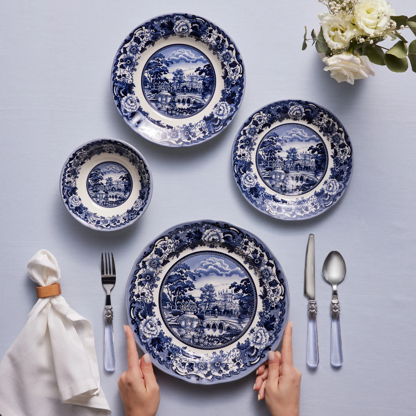 Karaca Forever Bone Old Town Set de vaisselle 24 pièces pour 6 personnes - Image 10
