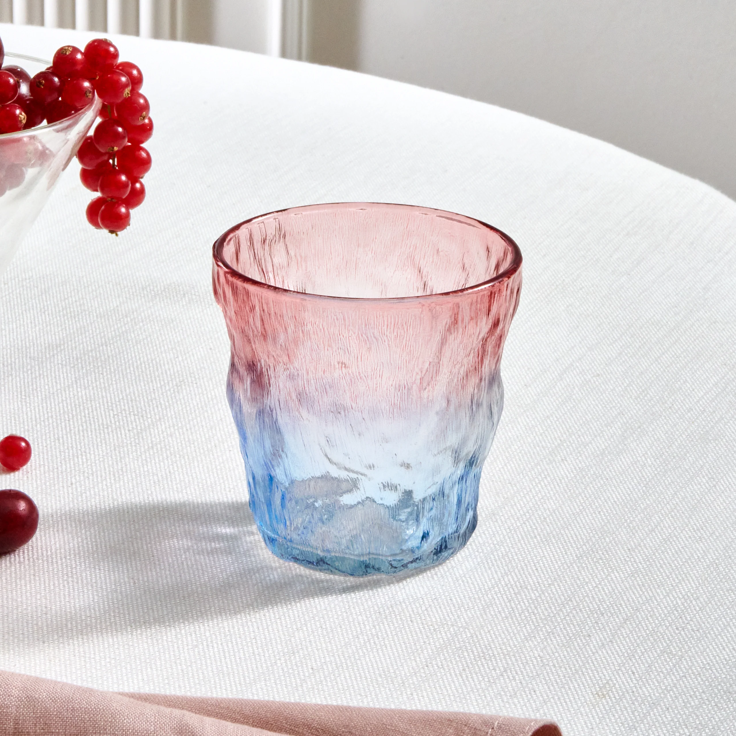 Karaca Glacier Verre Tumbler, 287 ml, Bleu - Rose - Image 5