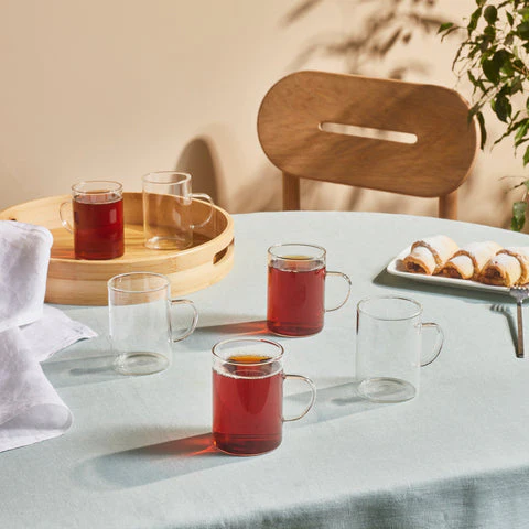 Karaca Guido, Ensemble de 6 verres à thé, 200 ml - Image 4