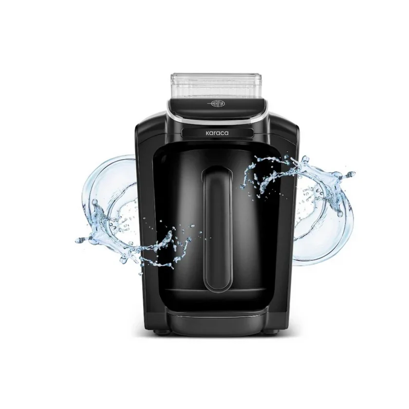 Karaca Hatır Aqua Machine à Café Turque Automatique avec Réservoir d’Eau, Galaxy Grey