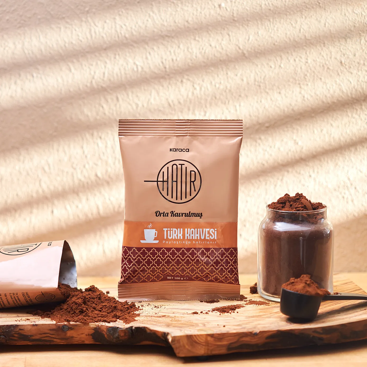 Karaca Hatır Café Turc Torréfié Moyen avec Beaucoup de Mousse, 100 g - Image 2