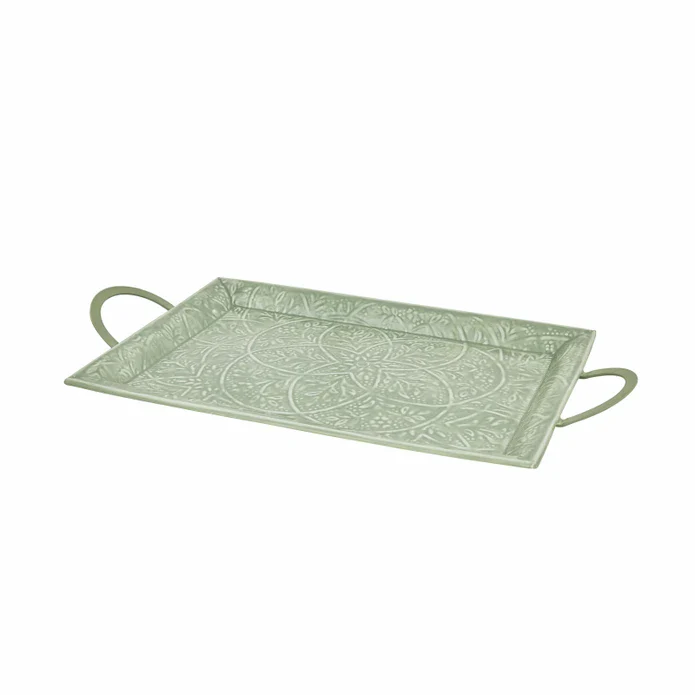 Karaca Home Donna Plateau Décoratif Vert d’Eau 45 cm - Image 2