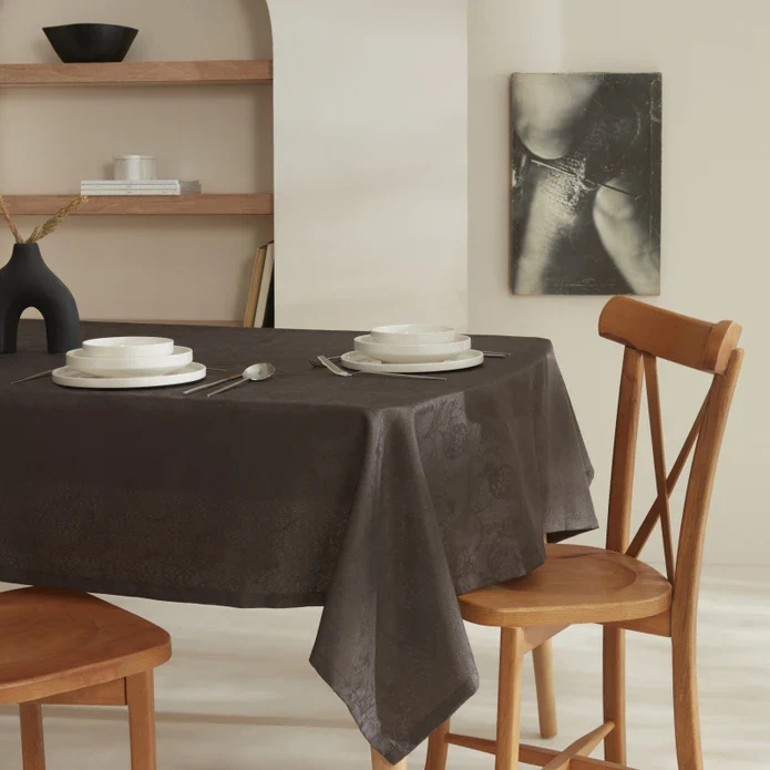 Karaca Home Elizabeth Nappe Anthracite, 140 x 200 cm - Image 2