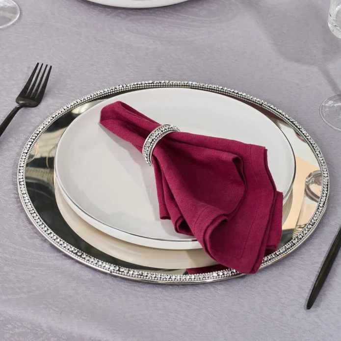 Karaca Home Majesty Anneau de Serviette 4 Pièces