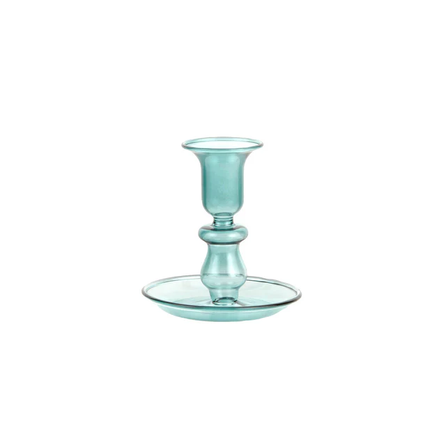Karaca Home Porte-Bougie en Verre Alyce Vert 10x10 cm - Image 2
