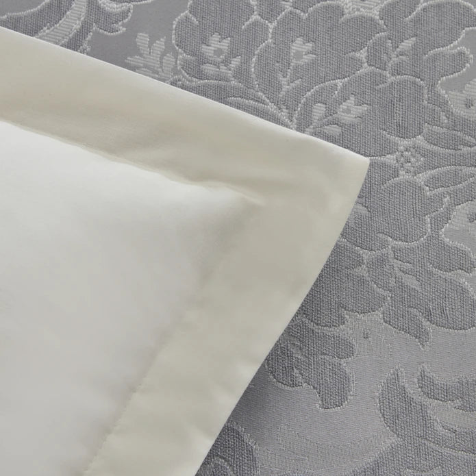 Karaca Home Tuğba 8 Pièces Ensemble de Linge de Lit Private Silver - Image 6
