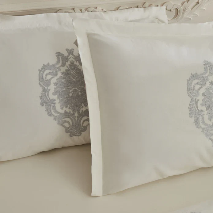 Karaca Home Tuğba 8 Pièces Ensemble de Linge de Lit Private Silver - Image 7
