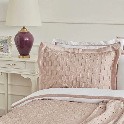 Karaca Home White Collection Bride Carina Coffret Mariage 8 Pièces 80 Fils 100 % Coton Rose Poudré - Image 8