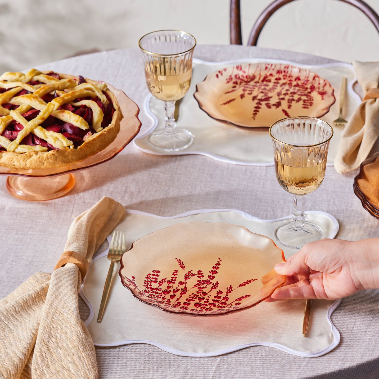 Karaca Lavande Rouge set de gâteau 7 pièces - Image 11