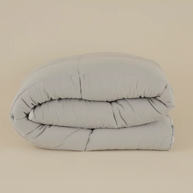 Karaca Leaf Gris – Ensemble Couette Double 200x200 + 2x50x70 - Image 5