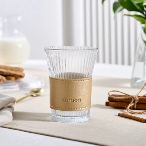 Karaca Leder Cool Touch Latte Verre 210 ml Doré
