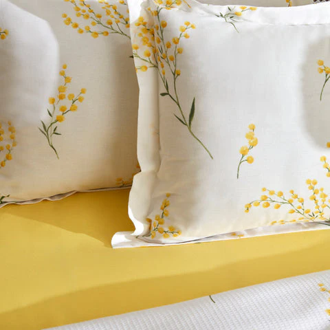 Karaca Loretta, Ensemble en Piqué 100% Coton, Simple, Jaune - Image 4