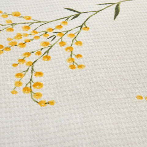 Karaca Loretta, Ensemble en Piqué 100% Coton, Simple, Jaune - Image 8