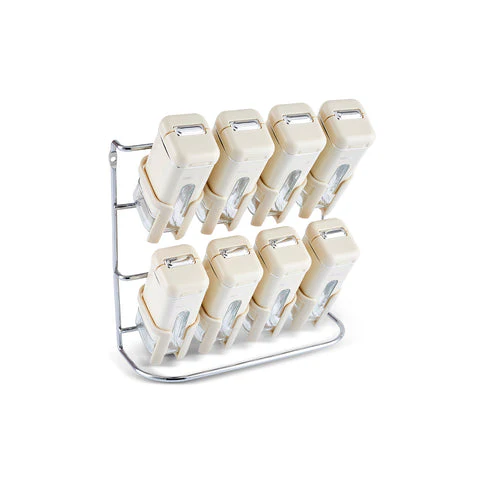 Karaca Luminous, Ensemble de pots à épices 9 pièces, Crème - Image 7