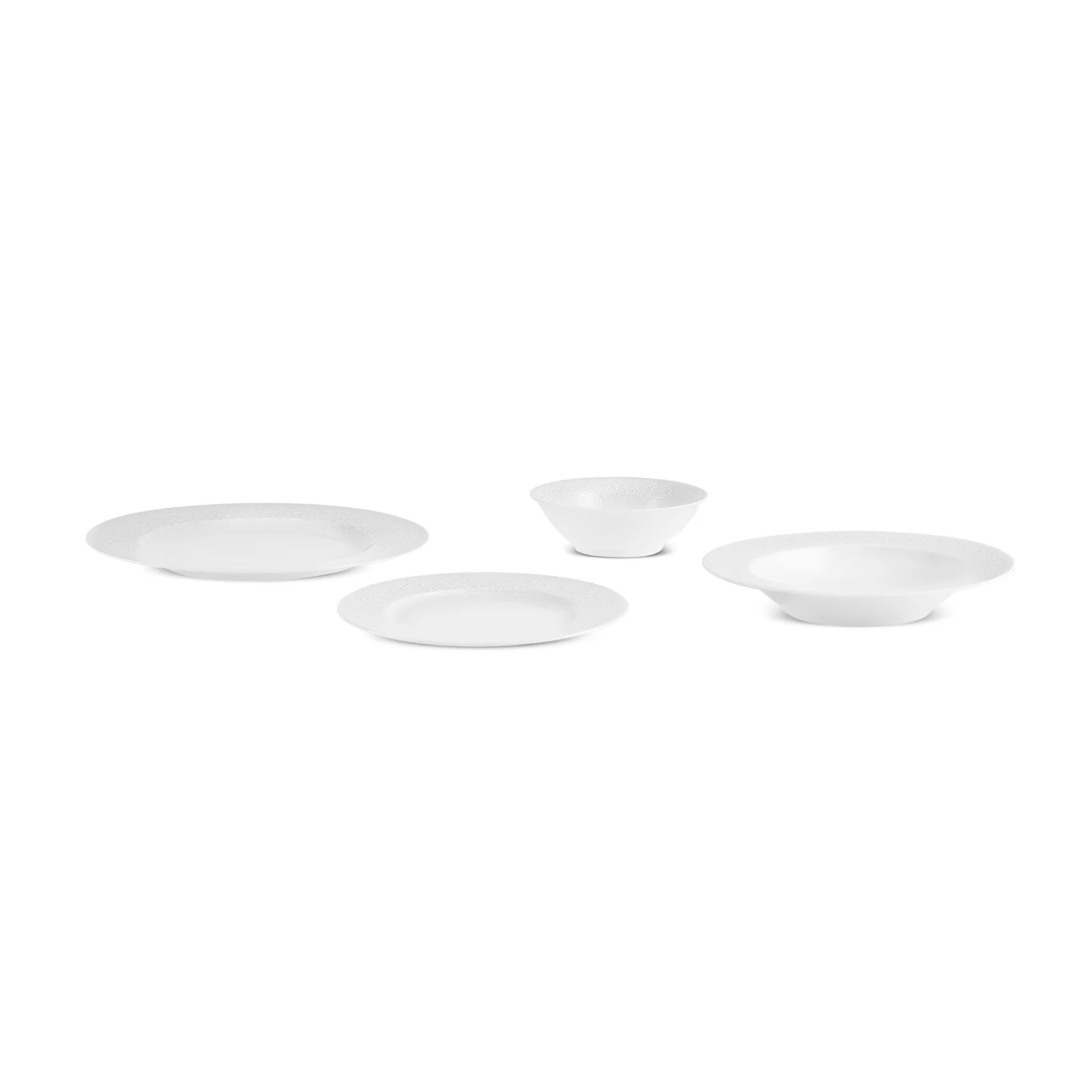 Karaca New Dome Service de vaisselle 24 pièces pour 6 personnes, Blanc - Image 18