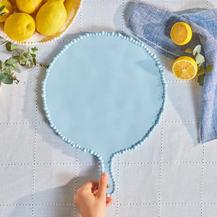 Assiette à Fromage Ronde Karaca Perla en Mélamine, 42 cm, Bleu - Image 2