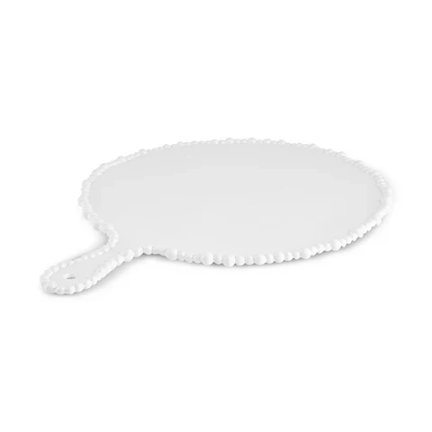 Karaca Perla – Plateau à fromage rond en mélamine 42 cm, blanc - Image 3
