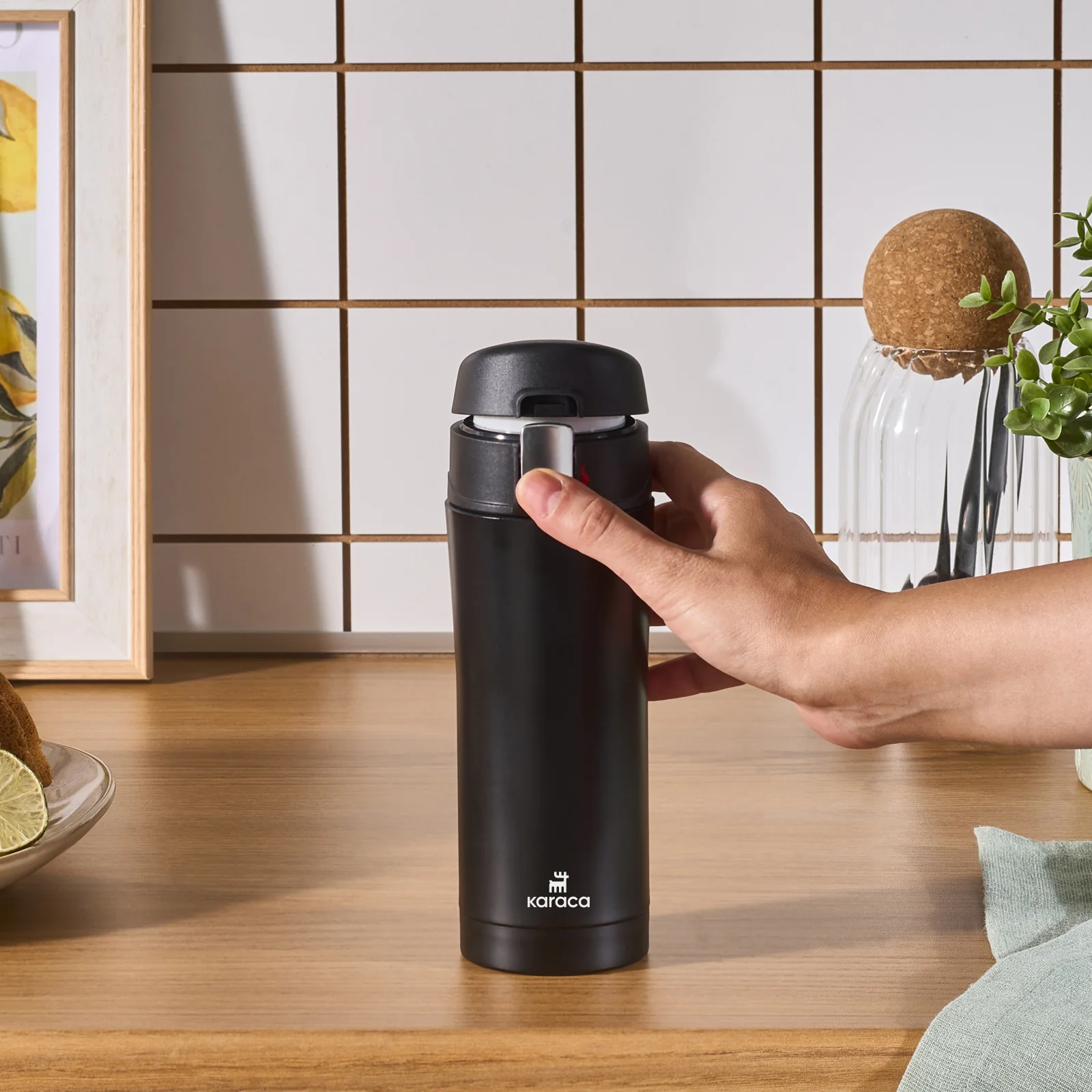 Karaca Pluton, Thermos, 350ML, Noir - Image 2