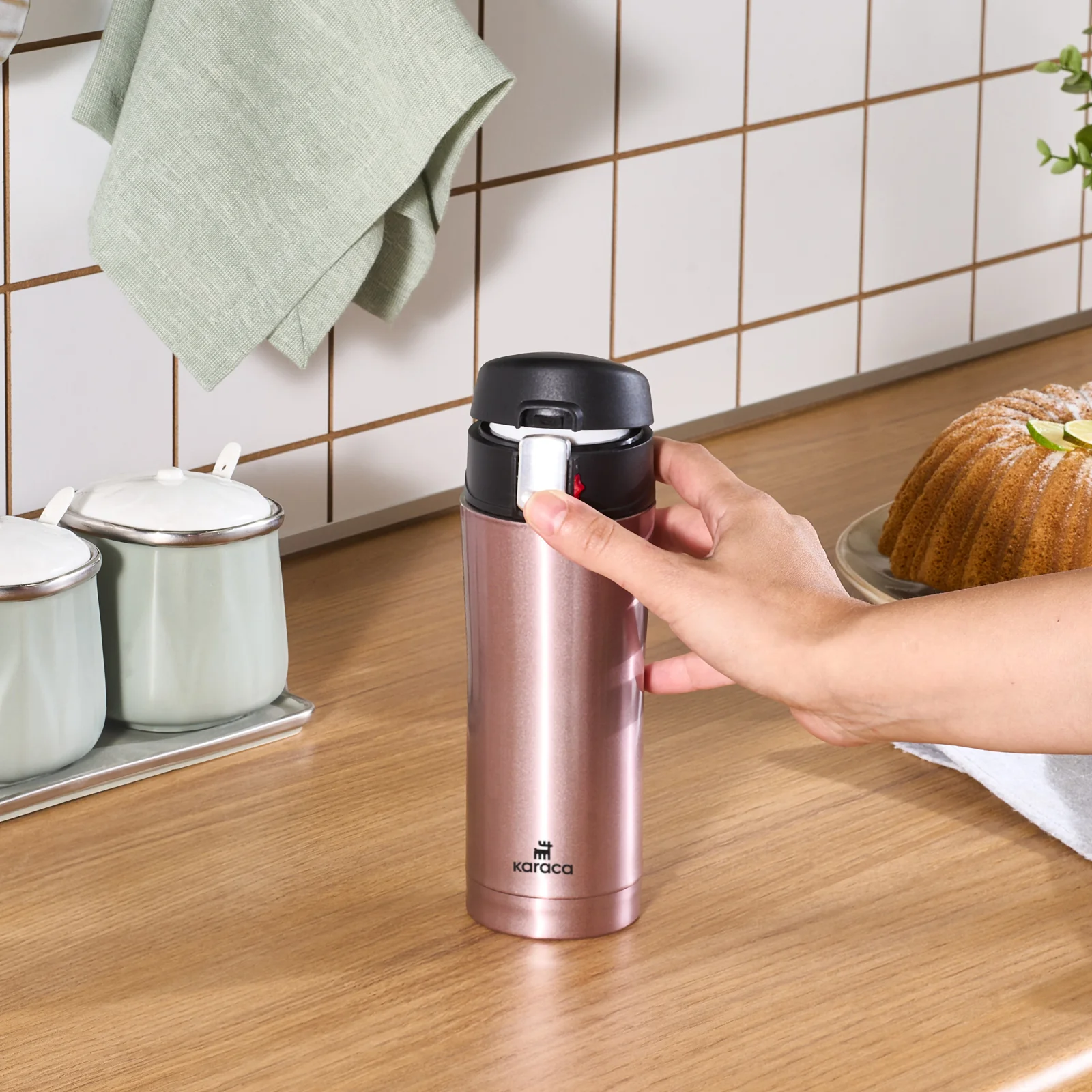 Karaca Pluton, Thermos, 350ML, Rose - Image 2