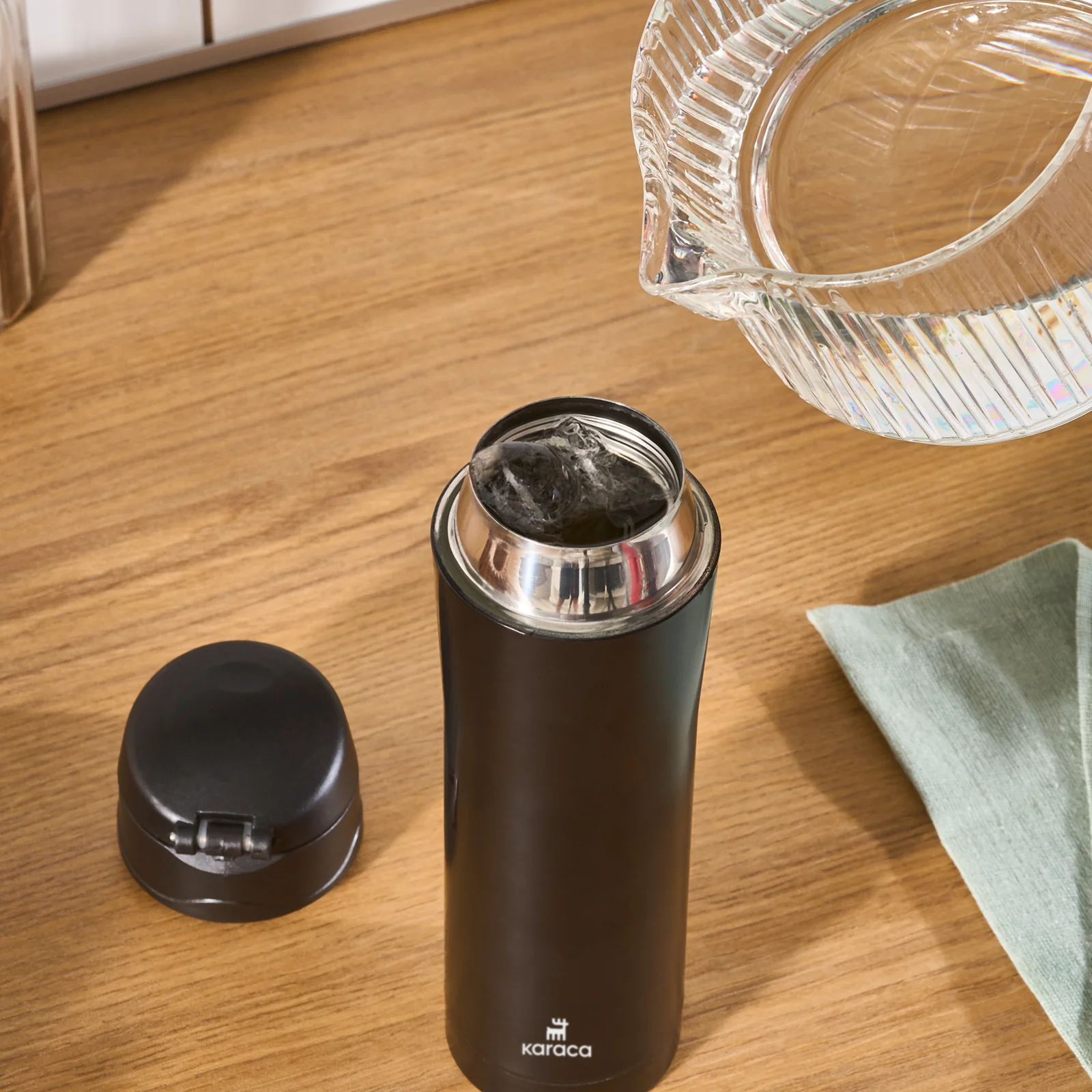 Karaca Pluton, Thermos, 450ML, Noir - Image 3