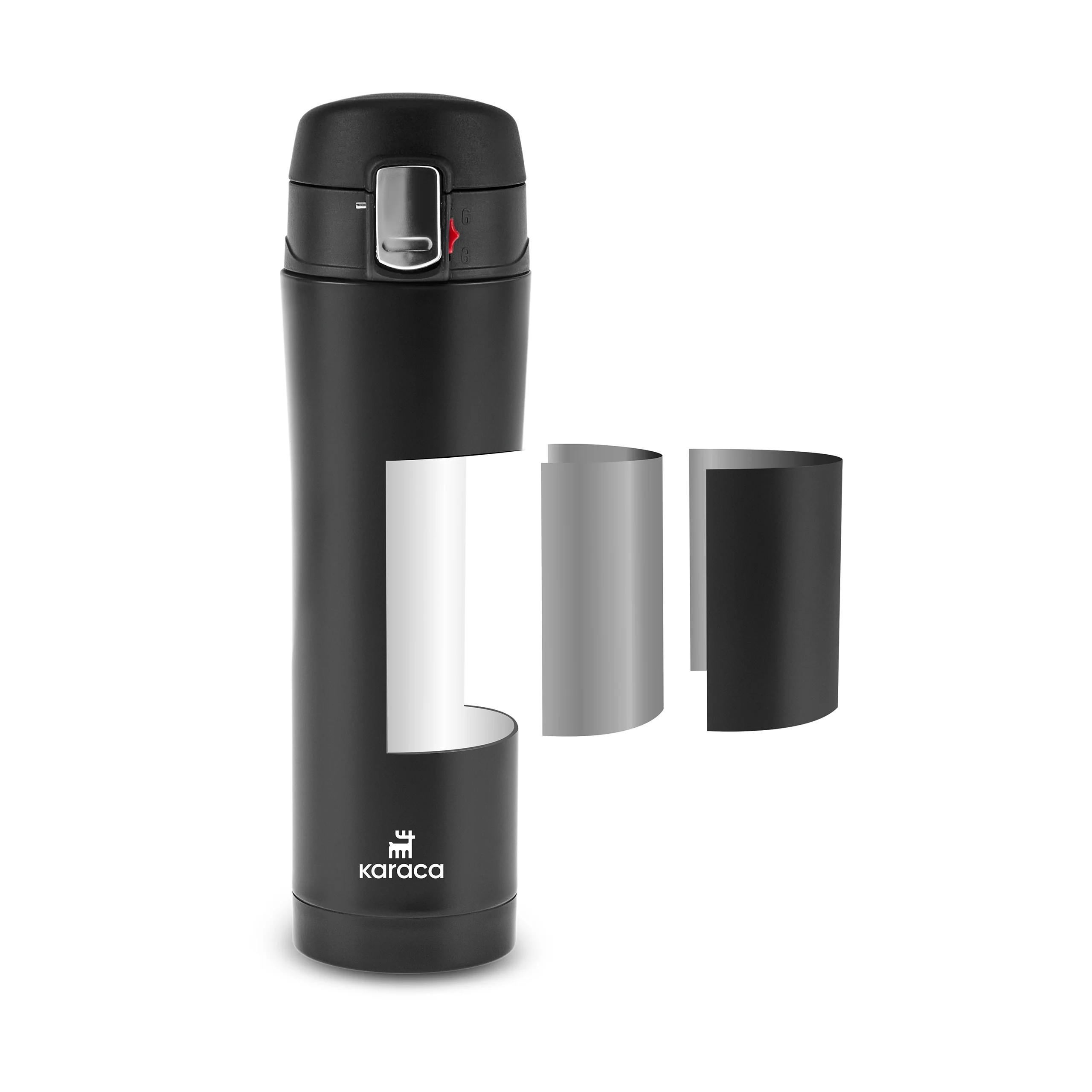 Karaca Pluton, Thermos, 450ML, Noir - Image 5