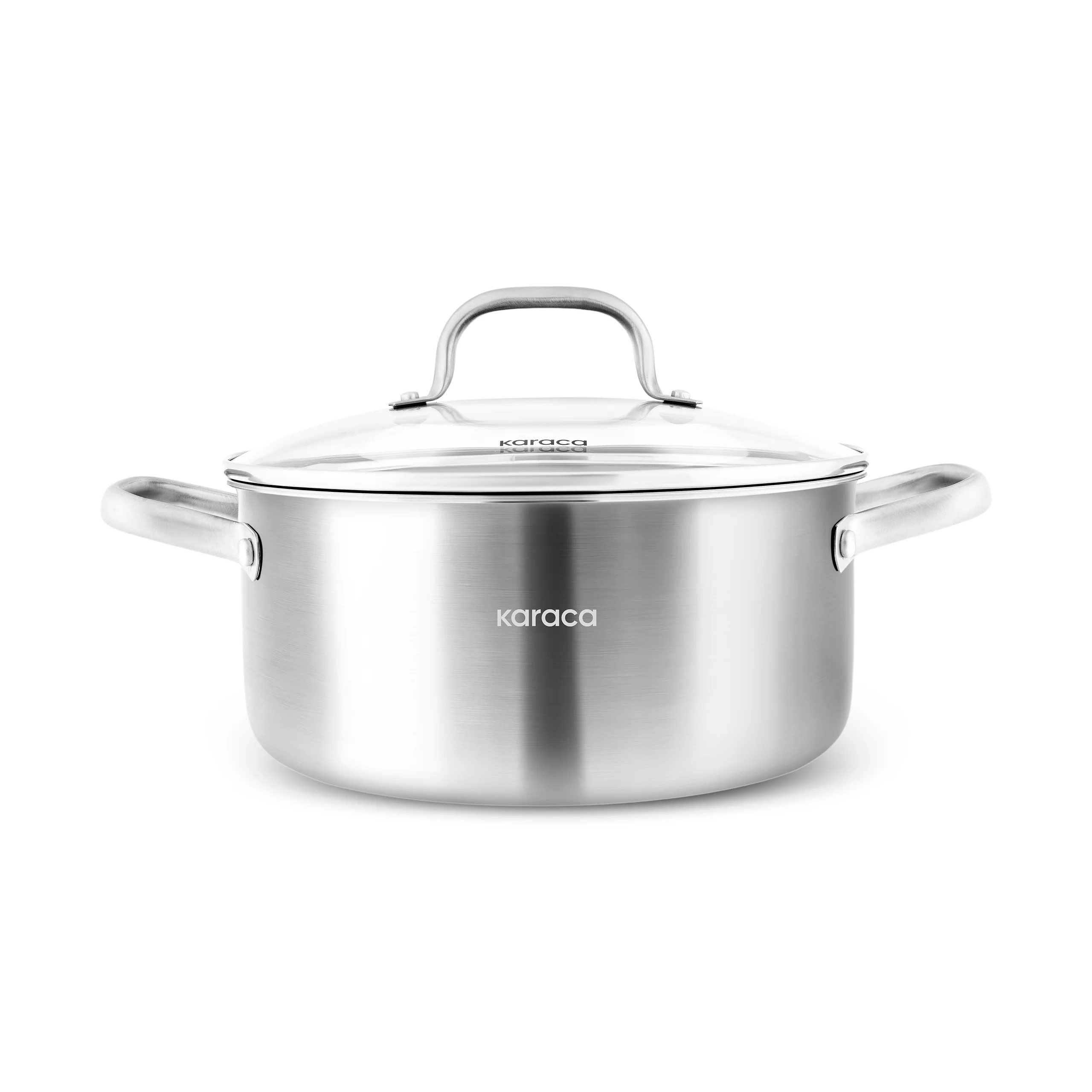 Karaca Power Steel 316+ 3 Ply Akita Batterie de Cuisine en Acier Inoxydable 7 Pièces avec Base Compatible Induction - Image 11