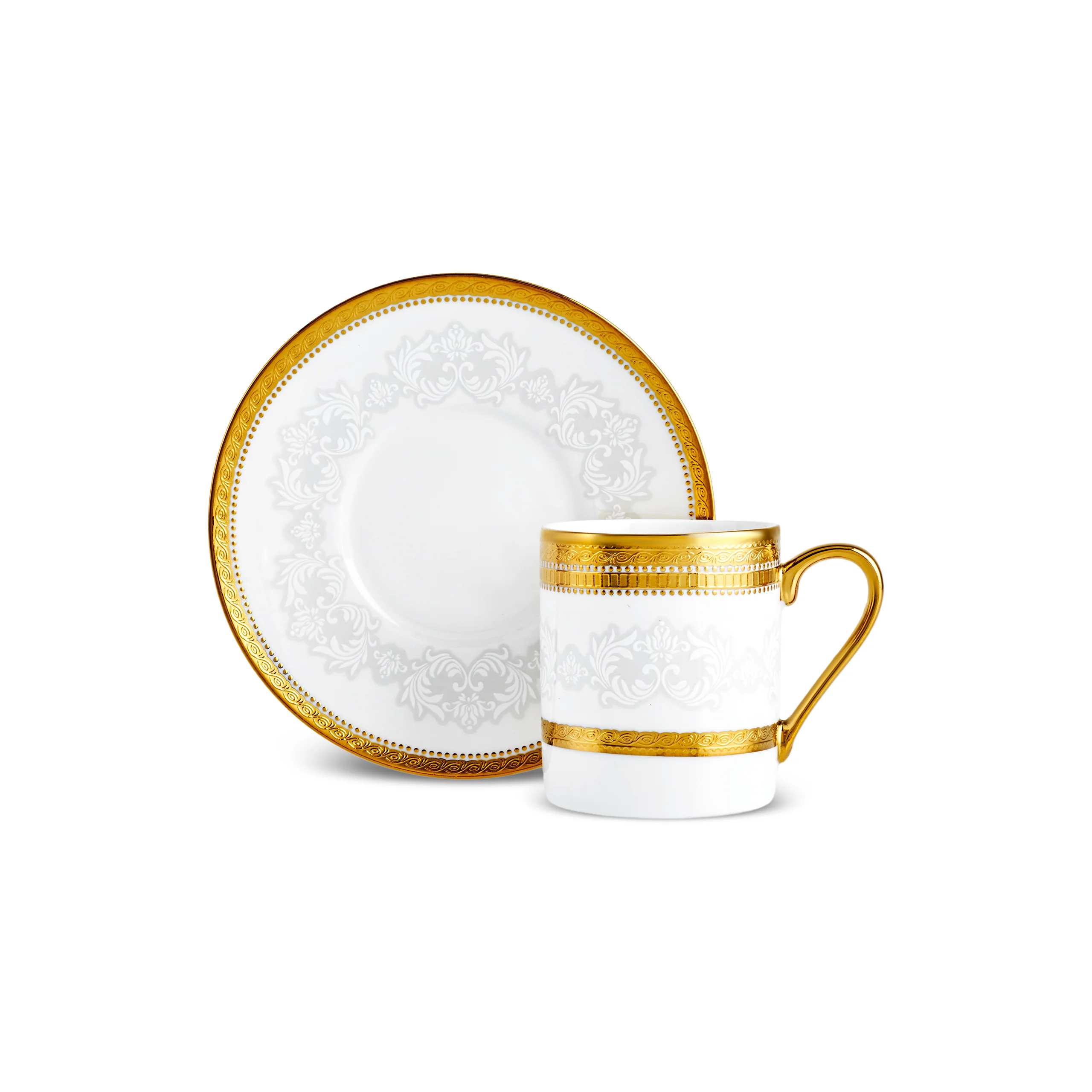 Ensemble de Tasses à Café Karaca Royal Bone Charlotte pour 6 Personnes, 90 ml - Image 6