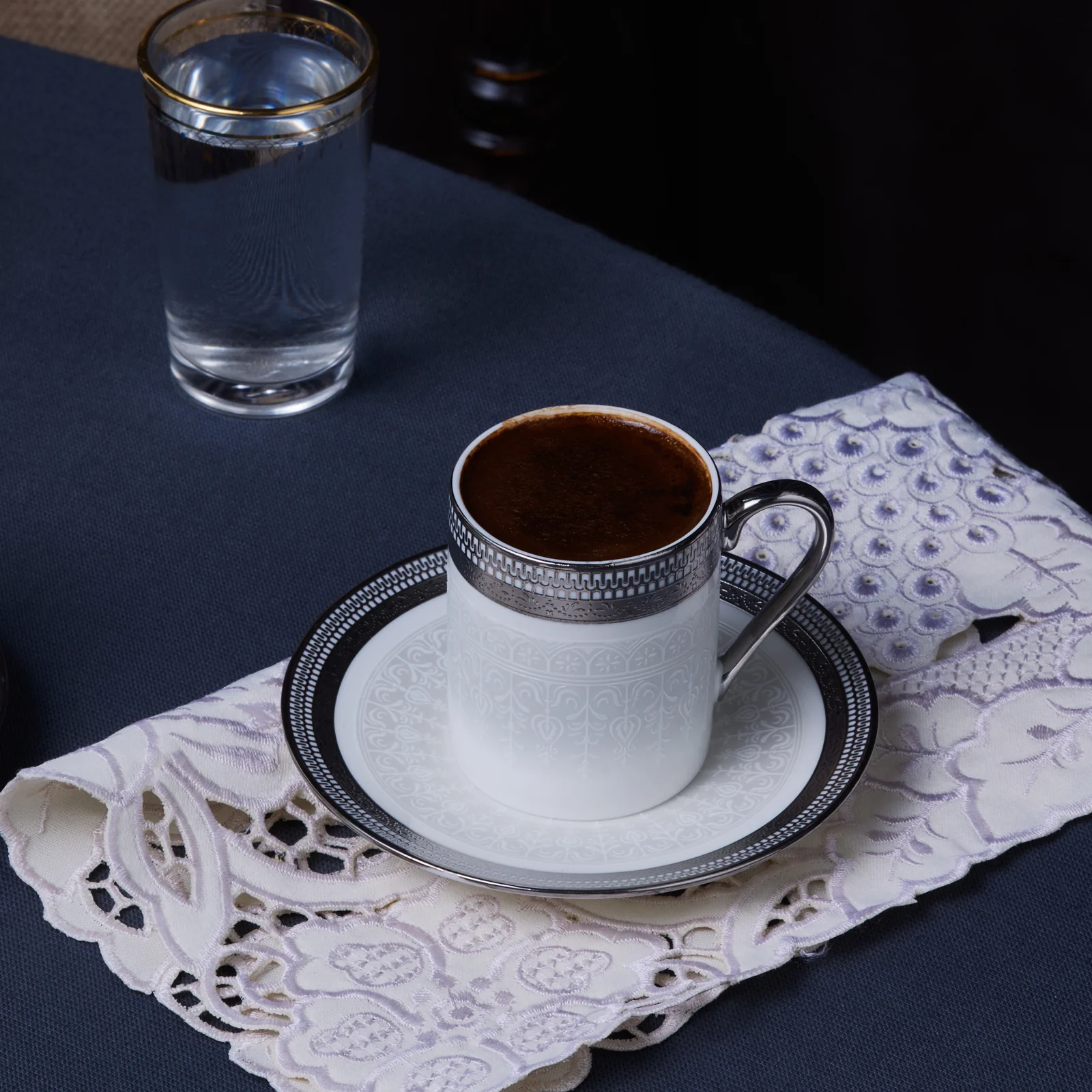 Ensemble de Tasses à Café Karaca Royal Bone Kate pour 6 Personnes, 90 ml - Image 2