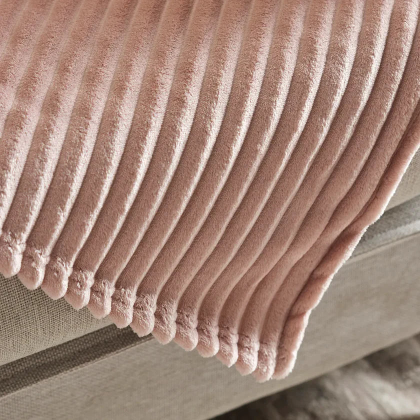Karaca Ruby Stripe, Couverture TV Wellsoft, Rose - Image 3