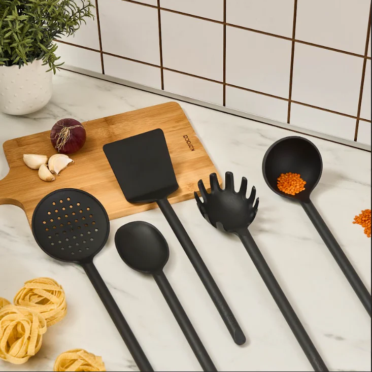 Karaca Simple Set d’Ustensiles de Cuisine 5 pièces, Noir - Image 3