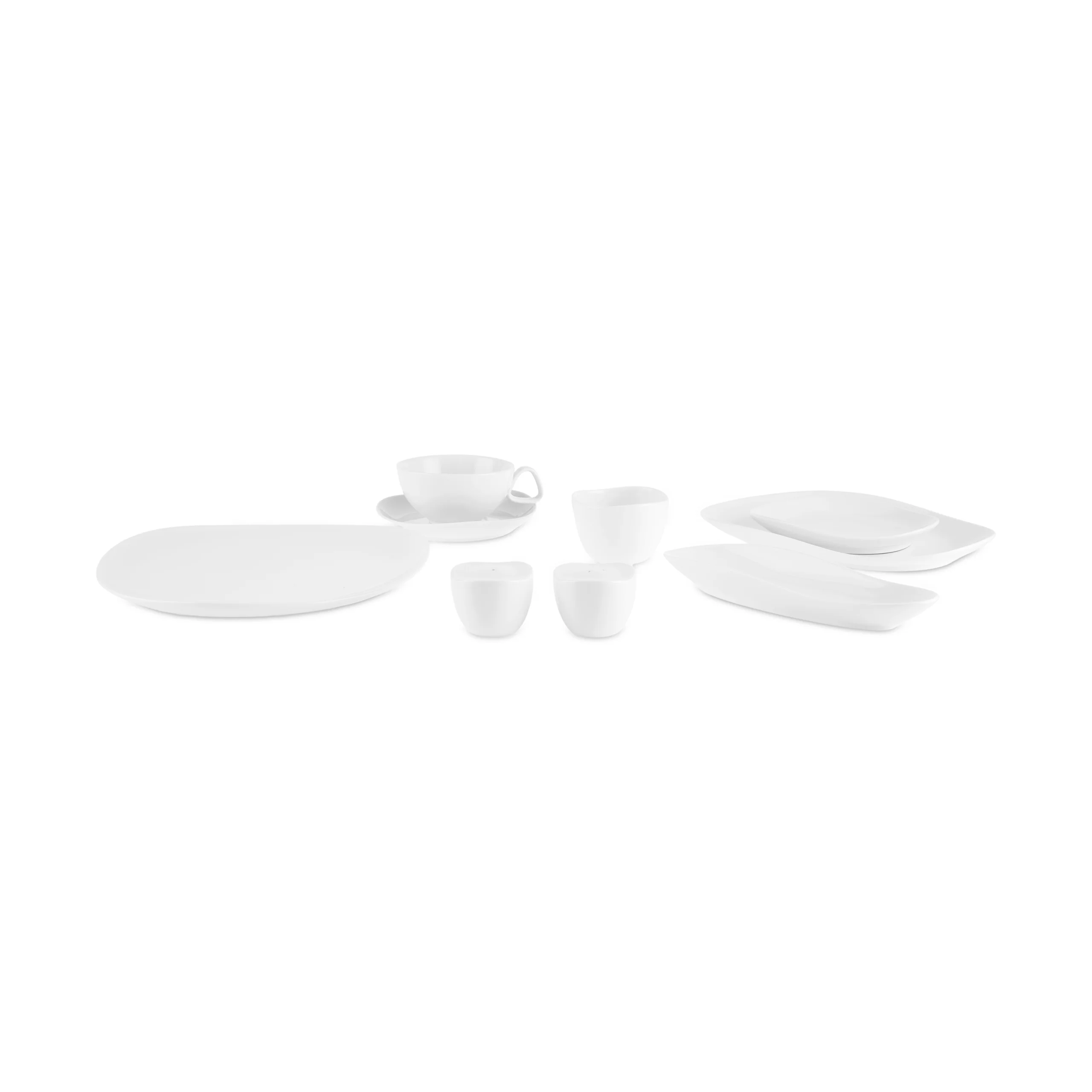 Karaca Stream Bone Middle Service Petit-Déjeuner 34 Pièces pour 6 Personnes – Blanc - Image 6