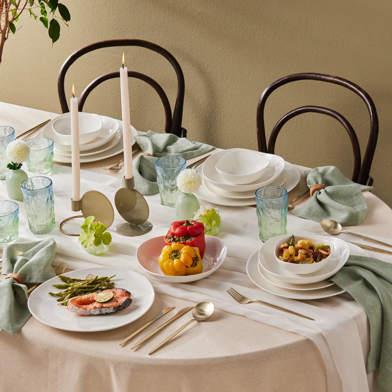 Service de Table Karaca Streamline Rubicon 24 Pièces pour 6 Personnes, Blanc - Image 6
