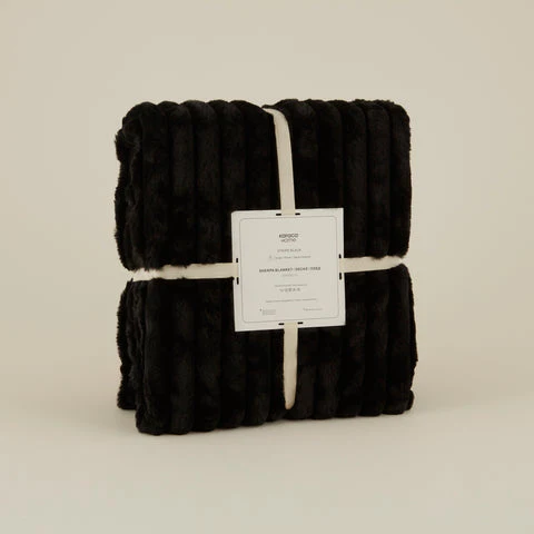 Karaca Stripe, Couverture, 150x200cm, Noir - Image 6