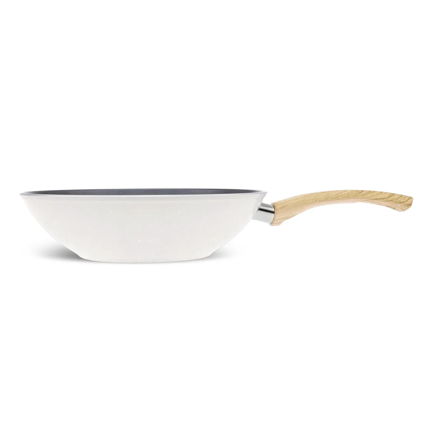 Karaca Swiss Crystal 28 Cm Wok Poêle, Crème - Image 8