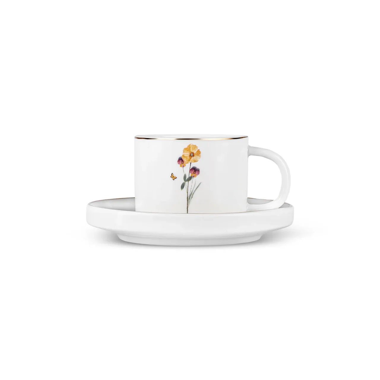 Ensemble de Tasses à Café Karaca Valencia pour 6 Personnes, 80 ml - Image 2