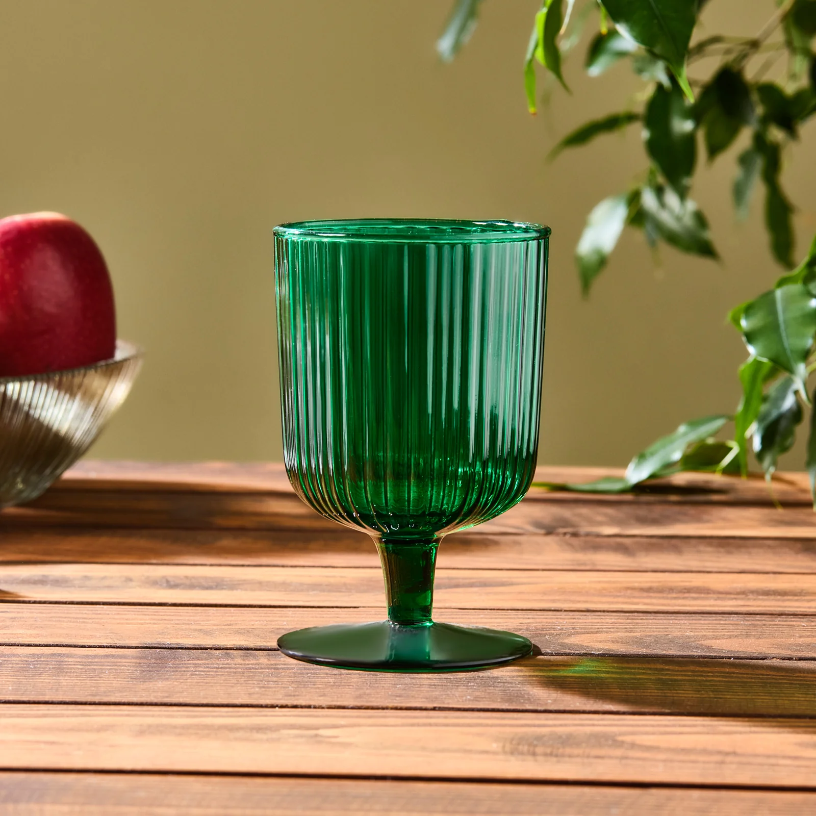 Karaca Zenith Verre à Vin, 350 ml, Émeraude