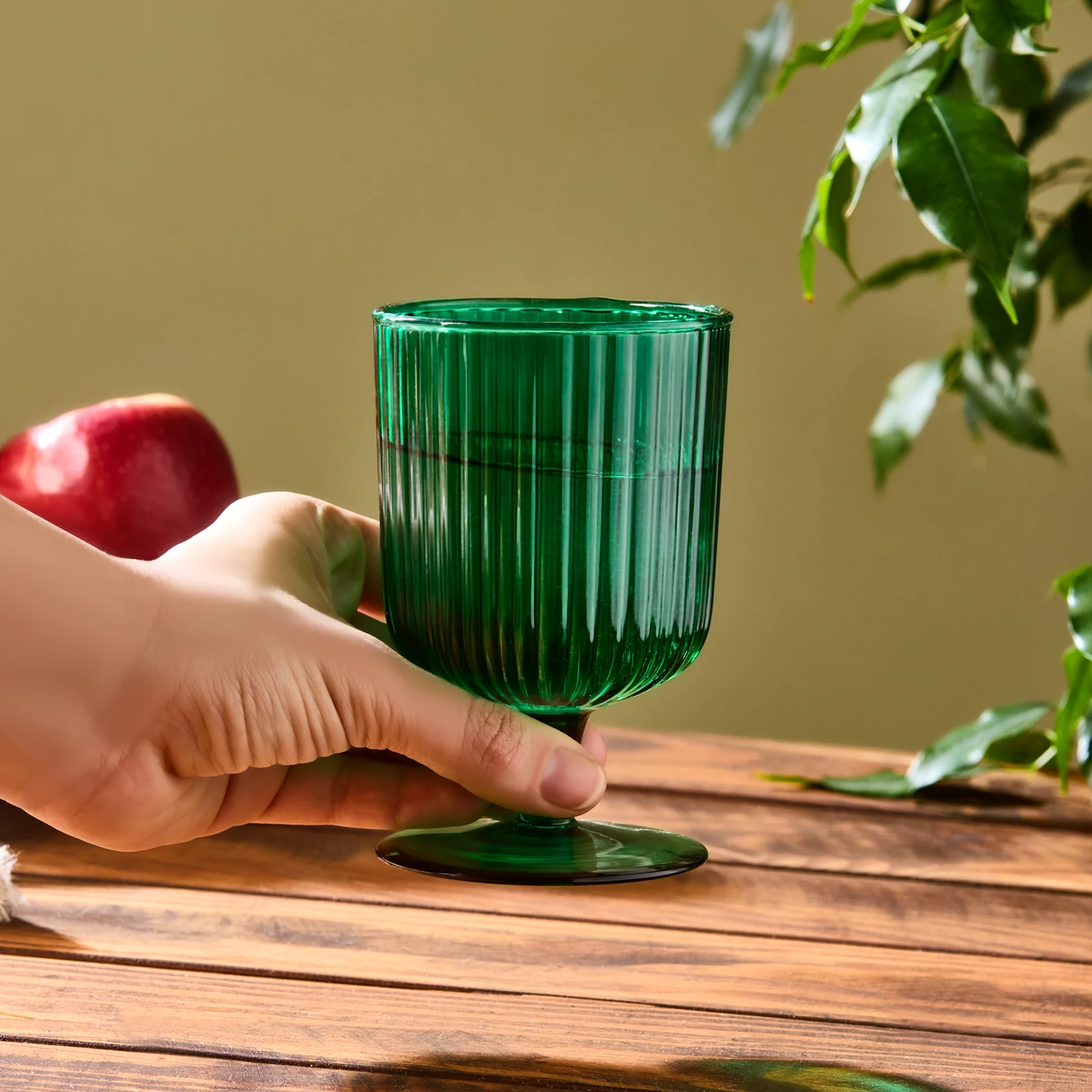 Karaca Zenith Verre à Vin, 350 ml, Émeraude - Image 2