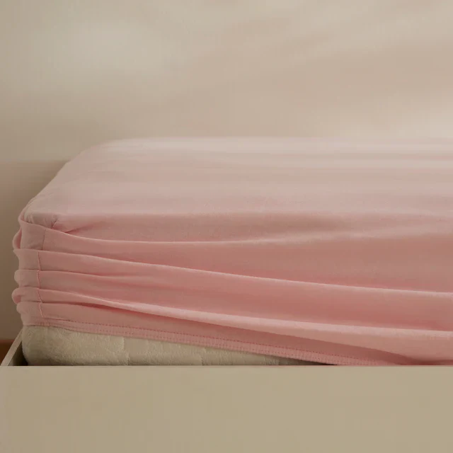 Housse de matelas Jersey Karaca Home, 100x200+30 cm, Rose Poudré - Image 3