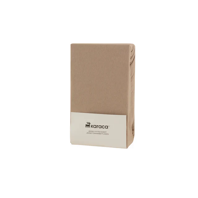 Housse de matelas Jersey Karaca Home, 140x200+30 cm, Beige - Image 3