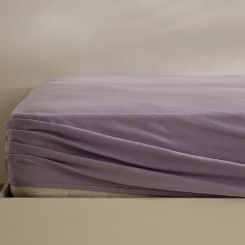 Housse de matelas Jersey Karaca Home, 160x200+30 cm, Lilas - Image 3